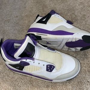 Purple Air Jordan Low Top Sneaker